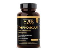 Slim Root Thermo Sculpt - Thermogenic- Weight Management Support - Natural Energy, Focus & Appetite Control - for Women & Men-90 Vegan Capsules