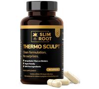 Slim Root Thermogenic Capsules for Fat Burning Support & Weight Management - Energy & Metabolism Support - Thermo Sculpt - for Women & Men - 90 Vegan Capsules - 6 Week Supply