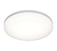 Slim Round LED Flush Ceiling Light 22W Cool White IP44 Sliver Bathroom Lamp