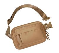 Slim Running Belt Bag, Waterproof Athletic Waist Backpack Pouch, Secure Hold with Bounce Design, Comfortable Fabric Storage Pack Organizer, Training Gear with Style Workout for Travel Gym