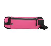 Slim Running Belt, Ultra Light Bounce Waist Pouch Fitness Workout Belt Running Gym Marathon Cycling Sport Waist Pack (Pink)