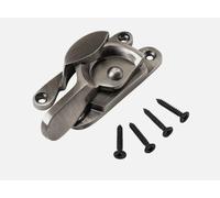 Slim Sash Window Fasteners Locking & Non-Locking, Solid Brass, Various Finishes (Antique Pewter)