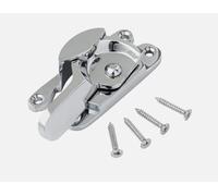 Slim Sash Window Fasteners Locking & Non-Locking, Solid Brass, Various Finishes - Non-Locking (Chrome)