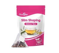 Slim Shaping Detox Tea 28 Count - Natural Dietary Supplement Tea with White Peach & Oolong Supports Metabolism Relieves Bloating & Promotes Digestive Comfort(1PCS)