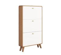 Slim Shoe nizer for Narrow Spaces Hidden Shoe Cabinet on Legs with Adjustable Shelves for Entryway Closet Living Room - Perfect for Small Areas