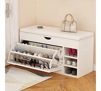 Slim Shoe Rack with 3 Folding Drawers SpaceSaving Design for Hallway Narrow Shoe Storage Ideal for Entryway and Small Spaces Stylish and Functional Organization Solution