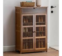 Slim Shoe Sto Cabinet with Der Tall Rattan for Entryway Slish Hallway Cupboard Space Saving Shoe Rack for Home Modern Design