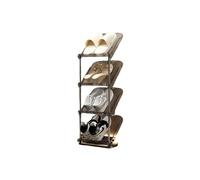 Slim Shoe Storage Cabinet, Multi-Layer Sturdy Rack for Organized Entryway, Hallway, Bedroom, and Closet Space Saving Solution