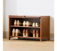 Slim Shoe Storage Cabinet, Vertical Shoe Rack with Folding Drawer, Multi-Tier Shoe for Entryway & Bedroom, Space-Saving Shoe Shelf for Hallway & Closet