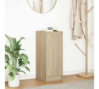 vidaXL Sideboard Concrete Grey 29.5x34x76 cm Engineered Wood, Grey