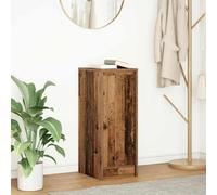Slim Sideboard Storage Cabinet Engineered Wood 29.5x34x76cm Narrow Cupboard