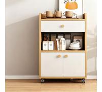 Slim Sideboard Storage Cabinet with Drawer,Modern Buffet Cabinet with Open Display Shelf and Double Doors,Mobile Storage Unit for Small Spaces,Coffee Station,Dining Room A