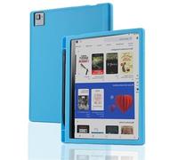Slim Silicone Back Cover Compatible with Boox Tab Ultra C Pro 10.3 Inch Case Pencil Holder eBook Soft Protective Shell(Blue)