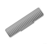 Slim Silicone Sink Drainage Mat,Narrow Edge Design Prevents Splashes,Fast Water Absorption & Drain, Fits Tight Spaces, 50x10cm 60x12cm 35x6cm Drainer Pad for Kitchen Sink (Grey-50 * 10CM)