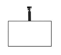 Slim Snap Frame LED Light Box Illuminated Poster Display Backlit Menu Board For Restaurant Cafe Shops Wall Mounted Billboard Sleek Modern Design(Horizontal,50 * 70cm)