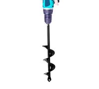 Slim Spiral Garden Auger Bit - 1.57" x 8.66" Extended-Length Drill Bit for Small Bulbs, Seedlings & Pilot Holes - Soil Digging Tool for Standard Power Drills