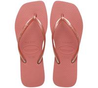 Slim Square Flip Flops terracotta