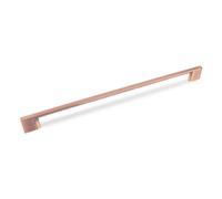 Slim Square Kitchen Cabinets D Handle, 320mm Centres, Antique Copper, Pack Of 2