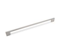Slim Square Kitchen Cabinets D Handle, 320mm Centres, Brushed Nickel, Pack Of 2