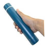 Slim Stainless Steel Insulated Travel Mug - 250ml Double-Walled Vacuum Bottle with Durable Powder-Coated Finish, Tall & Compact Leakproof Flask, Ideal for Handbags, Commuting & Car Cup Holders (Blue)