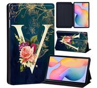 Slim Stand Case for HONOR Pad 8 12-inch Tablet,Slim Lightweight Protective Case Cover for HONOR Pad 8 12-inch PU Leather Case Tri-Fold Tablet Cover (initial letter V)