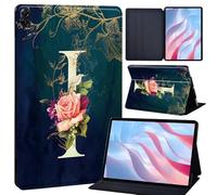 Slim Stand Case for HONOR Pad 8 12-inch Tablet,Slim Lightweight Protective Case Cover for HONOR Pad 8 12-inch PU Leather Case Tri-Fold Tablet Cover (initial letter I)