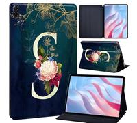 Slim Stand Case for HONOR Pad 8 12-inch Tablet,Slim Lightweight Protective Case Cover for HONOR Pad 8 12-inch PU Leather Case Tri-Fold Tablet Cover (initial letter S)