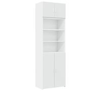 Slim Storage Cabinet Side Cabinet Sideboard Cupboard Engineered Wood vidaXL