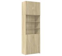 Slim Storage Cabinet Side Cabinet Sideboard Cupboard Engineered Wood vidaXL