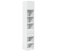 Slim Storage Cabinet Side Cabinet Sideboard Cupboard Engineered Wood vidaXL