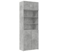 Slim Storage Cabinet Side Cabinet Sideboard Cupboard Engineered Wood vidaXL
