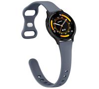 Slim Strap for Garmin Forerunner 255, 265, Venu 2/Venu 3/Vivoactive 4 45mm, 22mm Soft Slim Silicone Quick Release Band for 255/265 Music,Legacy Hero Strap Blue Grey