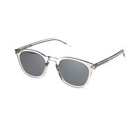 SAINT LAURENT SL 28 SLIM 006 Unisex Sunglasses Acetate Beige Silver Squared Normal Mirror