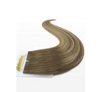 Slim Tape-in Extensions - luxury European / Russian Hair - 20” - B8/26 balayage hazelnut brown & golden honey blonde