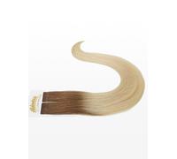 Slim Tape-in Extensions - luxury European / Russian Hair - 20” - T14/1001 ombre intense natural dark ash blonde & platinum blonde