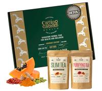 SLIM TEA & DETOX TEA Gift Box - CAMINO DE CABRAS® - Bloating Relief - Detox Cleanse - 2 PACK x 100g