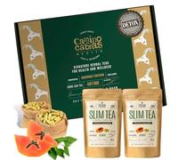 SLIM TEA - Premium Tea Gift Box - CAMINO DE CABRAS® - Detox Cleanse & Weight Loss - Helps Bloating Relief - Loose leaf Tea - 2 Pack x 100 g