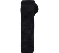 Slim Textured Knit Effect Tie Pack of 2 Premier Black One Size