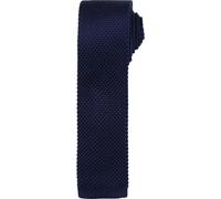 Slim Textured Knit Effect Tie Pack of 2 Premier Navy One Size