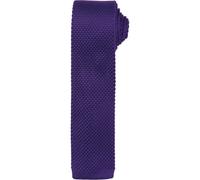 Slim Textured Knit Effect Tie Pack of 2 Premier Purple One Size