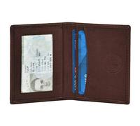 Slim Thin Leather Credit Card Id Mini Wallet Holder Bifold Driver's License Safe - -