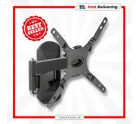 Slim Tilt & Swing TV Wall Mount Bracket Swivel Adjustable VESA 19-40 Inch Black