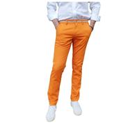 Slim Torino University Trousers- male- Mason's- Chinos- Orange- XS- Trousers XS