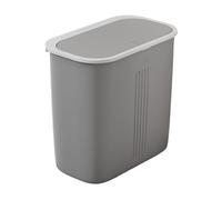 Slim Trash Can - Press Garbage Bin for Toilet, Odor-Proof Rectangular Trash Can with Lid, Space-Saving Waste Container, Modern Compact Design, Convenient Mechanism, Cleaning Solution for Laundry