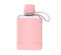 Slim Travel Flask - Compact Anti Spill Hydration Pack, soft touchs Protective Sleeve, Ergonomic Pocket Fit Design, Lightweight Daily Carry Bottle, Adventure Ready Beverage Companion | Outdoor Sports W