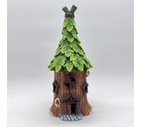Slim Treehouse Solar Garden Light Ornament Decoration 4 Warm White LED - 33cm by Bright Garden