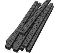 Slim Trench Drain System for Outdoor and Indoor Applications, High-Capacity Metal Channel Drain for Efficient Water Management