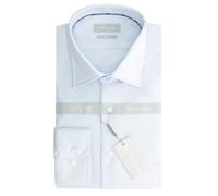 Slim twill shirt with two folds Michael Kors Bleu 42