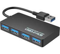 Slim USB 3.0 +2.0 Hub Distributor 4 Port Super Speed Data HUB Adapter, USB Splitter USB Expander for Notebook Laptop PC