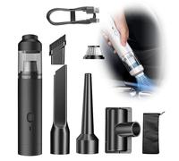 Slim V8 Mate Cordless Car Vacuum High Power 12000pa/30aw,High Power Handheld Car Vacuum Cleaner,Portable Car Aspiradora Para Carro,4 In 1 Portable Car Vacuum,2 Speeds Slim Pocket Car Vacuum (B)